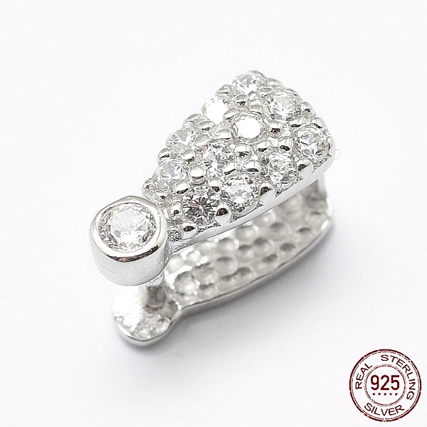 PandaHall Rhodium Plated 925 Sterling Silver Micro Pave Cubic Zirconia Pendant Bails, Ice Pick & Pinch Bails, teardrop, Platinum, 10.5x5x7mm...
PandaHall Rhodium Plated 925 Sterling Silver Micro Pave Cubic Zirconia Pendant Bails, Ice Pick & Pinch Bails, teardrop, Platinum, 10.5x5x7mm...
