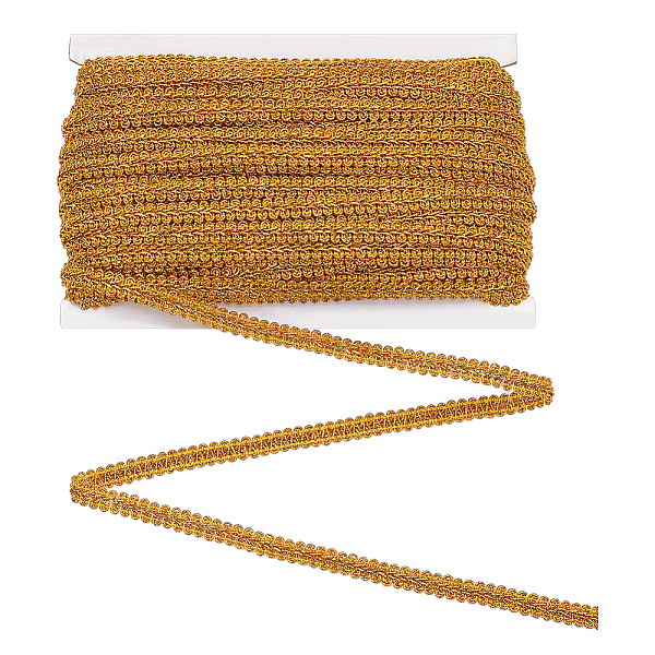 PandaHall Polyester Braided Lace Ribbon, Clothes Accessories, Curtain Decoration, Goldenrod, 3/8 inch(10mm), about 51.40 Yards(47m)/pc..., Gold
PandaHall Polyester Braided Lace Ribbon, Clothes Accessories, Curtain Decoration, Goldenrod, 3/8 inch(10mm), about 51.40 Yards(47m)/pc..., Gold