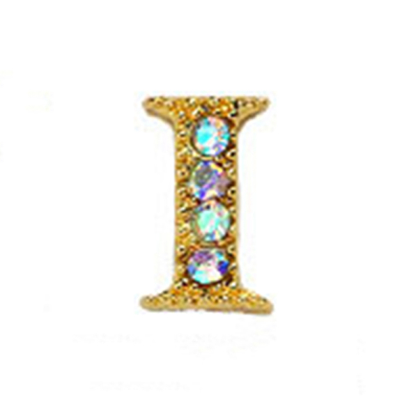 PandaHall Alloy Gold Rhinetone Letters Nail Stud Cabochons, 3D Capital Alphabet, for Women Girls DIY Making Nail Art Design, Letter.I..., Clear
PandaHall Alloy Gold Rhinetone Letters Nail Stud Cabochons, 3D Capital Alphabet, for Women Girls DIY Making Nail Art Design, Letter.I..., Clear