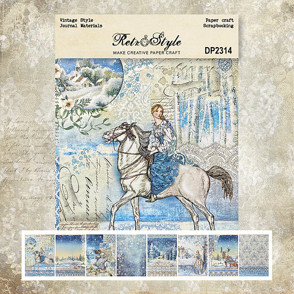 PandaHall 8 Sheets A5 Scrapbook Paper Pads, for DIY Album Scrapbook, Background Paper, Diary Decoration, Light Sky Blue, 145x210mm Paper...
PandaHall 8 Sheets A5 Scrapbook Paper Pads, for DIY Album Scrapbook, Background Paper, Diary Decoration, Light Sky Blue, 145x210mm Paper...