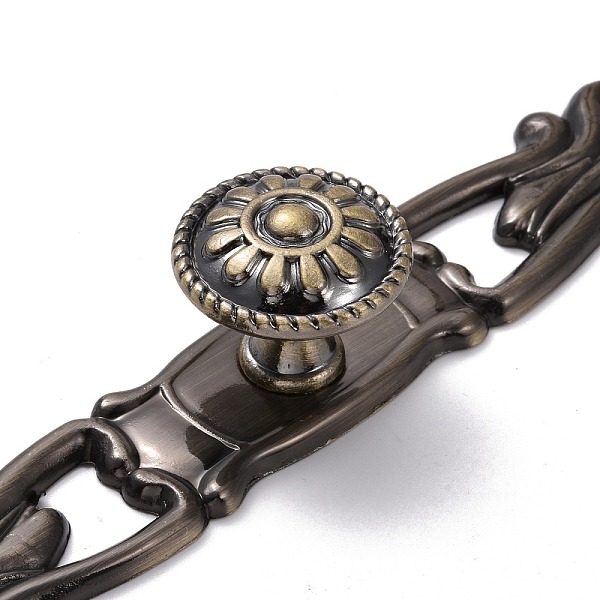 PandaHall Vintage Victorian Floral Pattern Alloy Cabinet Door Knobs, Kitchen Drawer Pulls Cabinet Handles, with Iron Screws, Antique Bronze...
PandaHall Vintage Victorian Floral Pattern Alloy Cabinet Door Knobs, Kitchen Drawer Pulls Cabinet Handles, with Iron Screws, Antique Bronze...