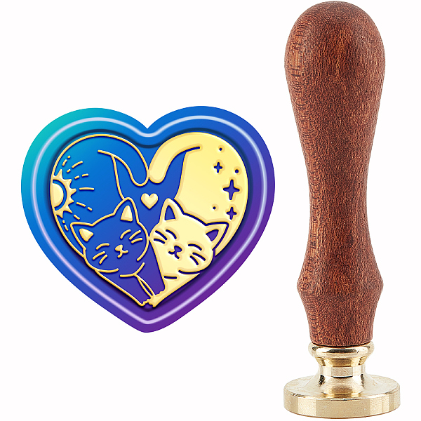 PandaHall CRASPIRE Heart Wax Stamp Love Yin Yang Cat Sealing Stamps Copper Seals Retro Removable Brass Stamp Head with Wooden Handle for...
PandaHall CRASPIRE Heart Wax Stamp Love Yin Yang Cat Sealing Stamps Copper Seals Retro Removable Brass Stamp Head with Wooden Handle for...