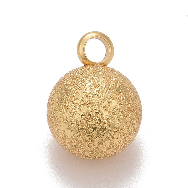 PandaHall Brass Ball Charms, Textured, Round, Cadmium Free & Nickel Free & Lead Free, Long-Lasting Plated, Real 18K Gold Plated, 13.5x10mm...
PandaHall Brass Ball Charms, Textured, Round, Cadmium Free & Nickel Free & Lead Free, Long-Lasting Plated, Real 18K Gold Plated, 13.5x10mm...