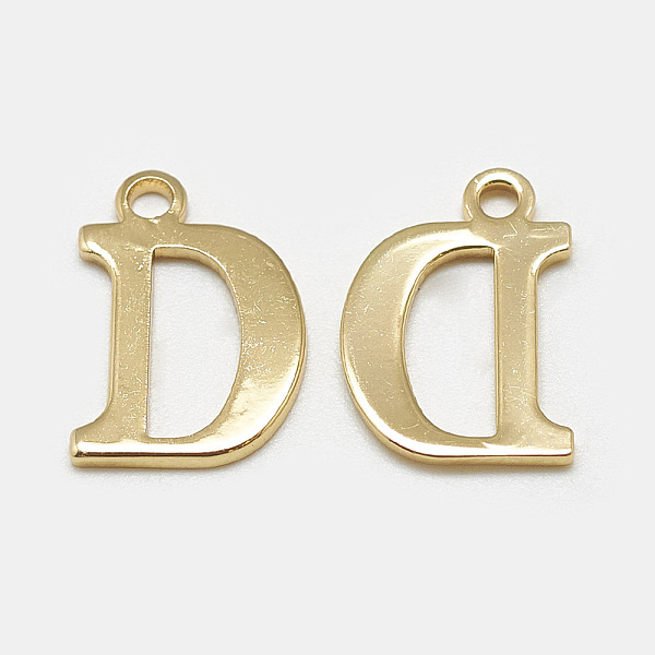 PandaHall Brass Pendants, Letter D, Real 18K Gold Plated, 15.5x10.5x1mm, Hole: 1.5mm Brass Letter
PandaHall Brass Pendants, Letter D, Real 18K Gold Plated, 15.5x10.5x1mm, Hole: 1.5mm Brass Letter