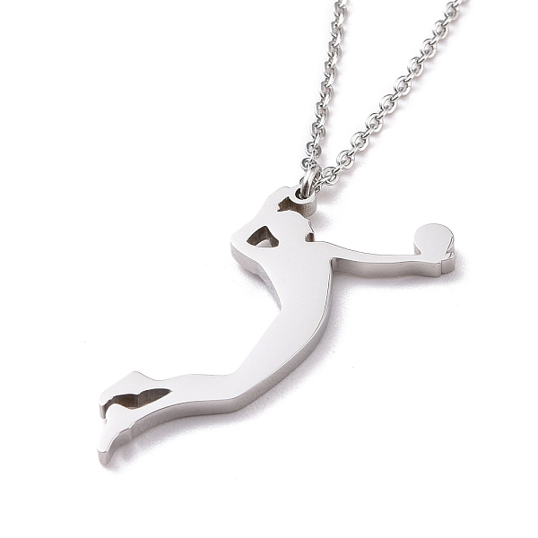 PandaHall 304 Stainless Steel Pendant Necklaces, with Lobster Clasp, Row Players, Golden, 17.72 inch(45cm), 1.5mm 304 Stainless Steel
PandaHall 304 Stainless Steel Pendant Necklaces, with Lobster Clasp, Row Players, Golden, 17.72 inch(45cm), 1.5mm 304 Stainless Steel