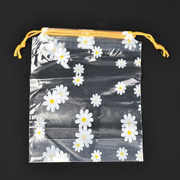 PandaHall Plastic Frosted Drawstring Bags, Rectangle, Flower Pattern, 20x16x0.02~0.2cm Plastic Flower White
PandaHall Plastic Frosted Drawstring Bags, Rectangle, Flower Pattern, 20x16x0.02~0.2cm Plastic Flower White