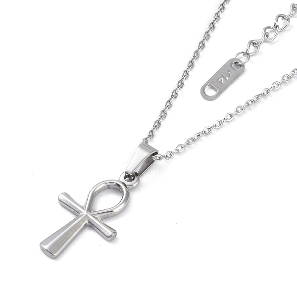 PandaHall Ion Plating(IP) 304 Stainless Steel Cable Chain Necklaces, Cross Pendant Necklaces for Women, Stainless Steel Color, 16.14 inch...
PandaHall Ion Plating(IP) 304 Stainless Steel Cable Chain Necklaces, Cross Pendant Necklaces for Women, Stainless Steel Color, 16.14 inch...