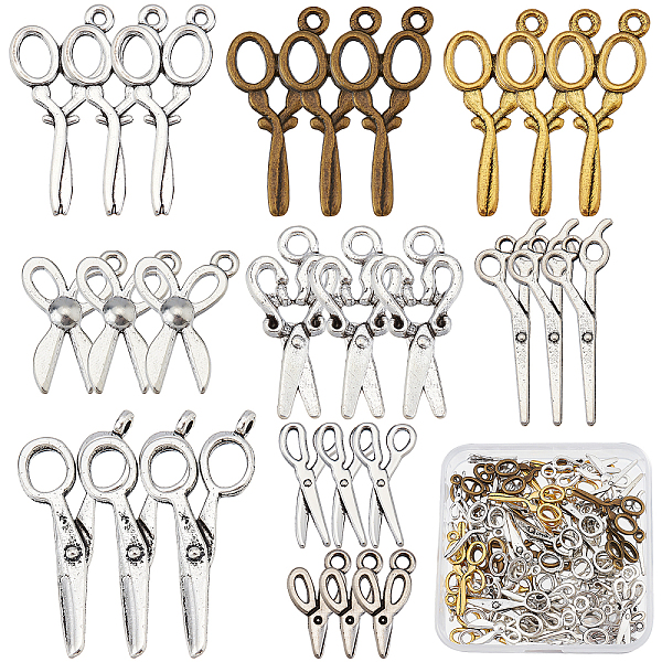 PandaHall SUNNYCLUE 1 Box 72Pcs 9 Style Tibetan Style Zinc Alloy Pendants Scissor Shapes Antique Silver Scissors Charms Pendants Scissor...
PandaHall SUNNYCLUE 1 Box 72Pcs 9 Style Tibetan Style Zinc Alloy Pendants Scissor Shapes Antique Silver Scissors Charms Pendants Scissor...
