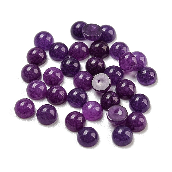 PandaHall Natural White Jade Dyed Cabochons, Half Round, 4x2~2.5mm White Jade Half Round
PandaHall Natural White Jade Dyed Cabochons, Half Round, 4x2~2.5mm White Jade Half Round