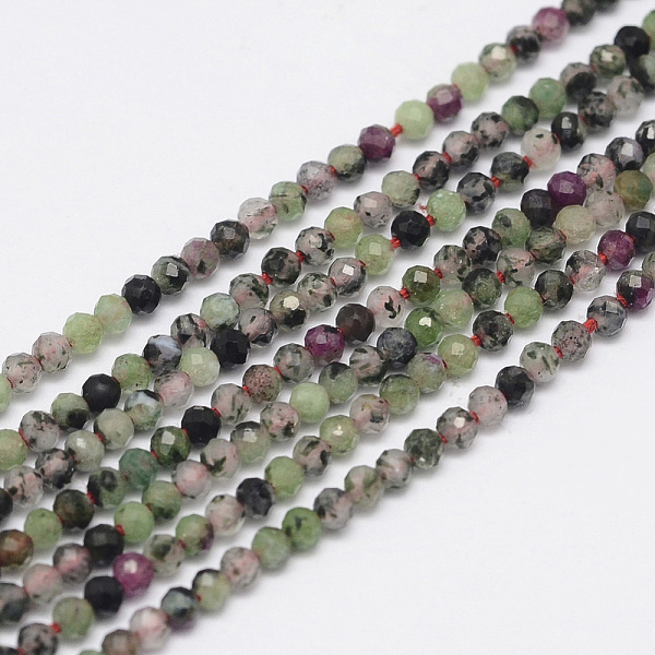 PandaHall Natural Ruby in Zoisite Bead Strands, Faceted, Round, 2mm, Hole: 0.5mm, about 170~180pcs/strand, 12.9~13.3 inch(330~340mm) Ruby in...
PandaHall Natural Ruby in Zoisite Bead Strands, Faceted, Round, 2mm, Hole: 0.5mm, about 170~180pcs/strand, 12.9~13.3 inch(330~340mm) Ruby in...