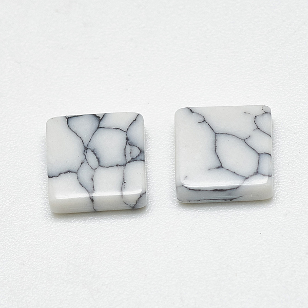 PandaHall Synthetic Turquoise Cabochons, Square, White, 9.5~10x9.5~10x2mm Synthetic Turquoise Square White
PandaHall Synthetic Turquoise Cabochons, Square, White, 9.5~10x9.5~10x2mm Synthetic Turquoise Square White