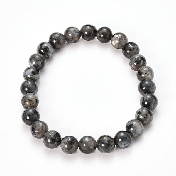 PandaHall Natural Larvikite Beaded Stretch Bracelets, Round, 2-1/8 inch(55mm), Bead: 8~9mm Larvikite
PandaHall Natural Larvikite Beaded Stretch Bracelets, Round, 2-1/8 inch(55mm), Bead: 8~9mm Larvikite