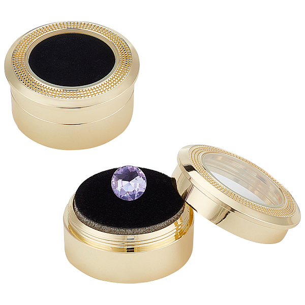 PandaHall Round Stainless Steel Loose Diamond Storage Boxes, Gemstone Display Case with Clear Glass Window and Sponge, Light Gold...
PandaHall Round Stainless Steel Loose Diamond Storage Boxes, Gemstone Display Case with Clear Glass Window and Sponge, Light Gold...