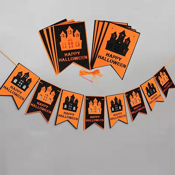 PandaHall 16Pcs 2 Color Flag Felt Ornaments, with Nylon Rope and Plastic Pins, Halloween Hanging Decorations, for Party Gift Home Decoration...
PandaHall 16Pcs 2 Color Flag Felt Ornaments, with Nylon Rope and Plastic Pins, Halloween Hanging Decorations, for Party Gift Home Decoration...