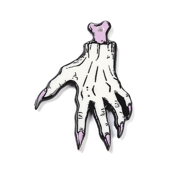 PandaHall Halloween Acrylic Pendants, Palm, 49x32x2.5mm, Hole: 2mm Acrylic Palm
PandaHall Halloween Acrylic Pendants, Palm, 49x32x2.5mm, Hole: 2mm Acrylic Palm