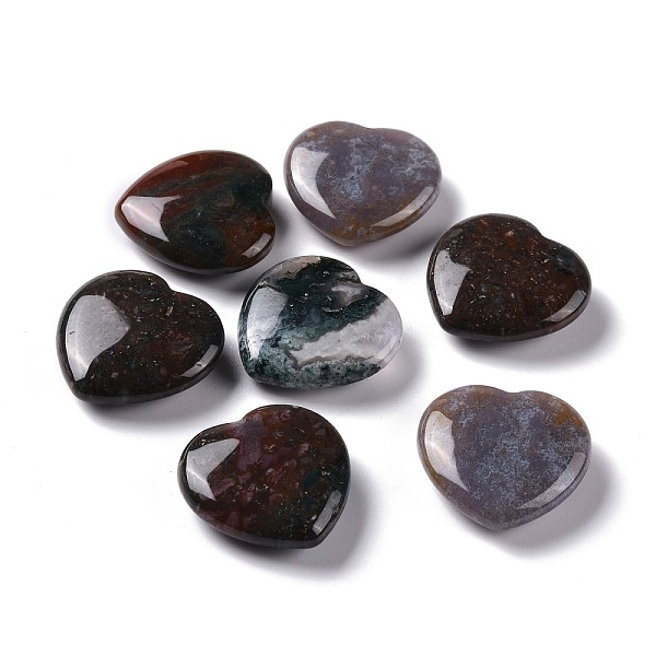 PandaHall Natural Indian Agate Heart Love Stone, Pocket Palm Stone for Reiki Balancing, 29.5x30x9mm Indian Agate Heart
PandaHall Natural Indian Agate Heart Love Stone, Pocket Palm Stone for Reiki Balancing, 29.5x30x9mm Indian Agate Heart