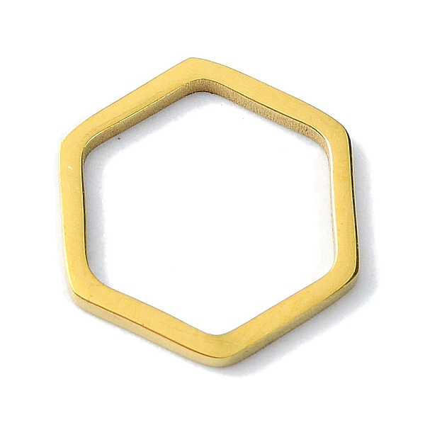 PandaHall 304 Stainless Steel Linking Rings, Hexagon, Golden, 12x13x1mm 304 Stainless Steel Hexagon
PandaHall 304 Stainless Steel Linking Rings, Hexagon, Golden, 12x13x1mm 304 Stainless Steel Hexagon