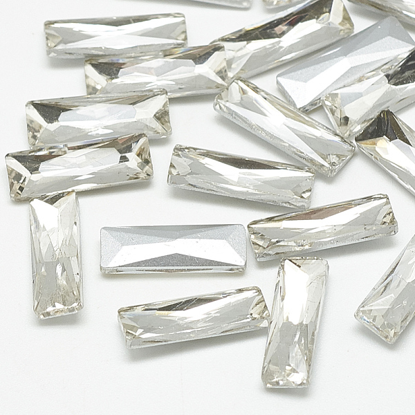 PandaHall Pointed Back Glass Rhinestone Cabochons, Back Plated, Faceted, Rectangle, Crystal, 7x3x2mm Glass Rhinestone Rectangle Clear
PandaHall Pointed Back Glass Rhinestone Cabochons, Back Plated, Faceted, Rectangle, Crystal, 7x3x2mm Glass Rhinestone Rectangle Clear