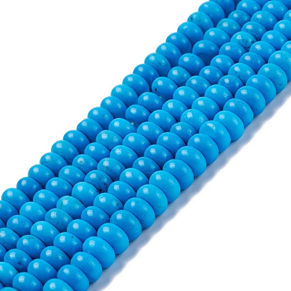 PandaHall Natural Magnesite Beads Strands, Dyed, Flat Round, Dodger Blue, 8.5x4.5mm, Hole: 0.7mm, 15.55~15.75 inch(39.5~40cm) Magnesite Flat...
PandaHall Natural Magnesite Beads Strands, Dyed, Flat Round, Dodger Blue, 8.5x4.5mm, Hole: 0.7mm, 15.55~15.75 inch(39.5~40cm) Magnesite Flat...