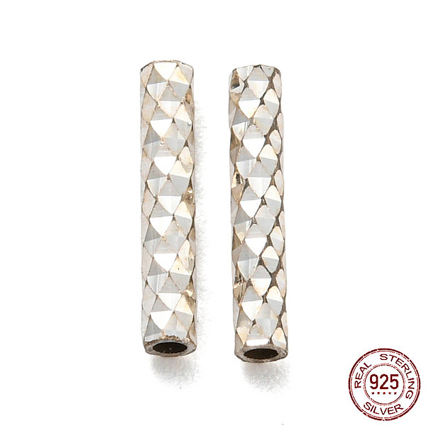 PandaHall 925 Sterling Silver Tube Beads, Diamond Cut, Column, Silver, 10x1.5mm, Hole: 1mm Sterling Silver Column
PandaHall 925 Sterling Silver Tube Beads, Diamond Cut, Column, Silver, 10x1.5mm, Hole: 1mm Sterling Silver Column