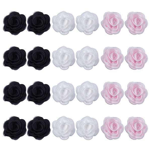 PandaHall Gorgecraft 30Pcs 3 Styles 3D Rose Flower Polyester Computerized Embroidered Ornament Accessories, for Costume, Hat, Bag, Mixed..., Multicolor
PandaHall Gorgecraft 30Pcs 3 Styles 3D Rose Flower Polyester Computerized Embroidered Ornament Accessories, for Costume, Hat, Bag, Mixed..., Multicolor