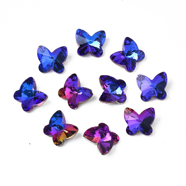PandaHall Pointed Back Glass Rhinestone Cabochons, Nail Art Decoration Accessories, AB Color Plated, Faceted, Butterfly, Medium Blue...
PandaHall Pointed Back Glass Rhinestone Cabochons, Nail Art Decoration Accessories, AB Color Plated, Faceted, Butterfly, Medium Blue...