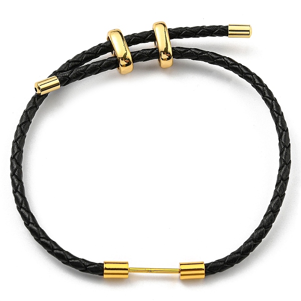 PandaHall Brass Column Bar Link Bracelet with Leather Cords, Adjustable Bracelet for Women, Black, Inner Diameter: 5/8~3 inch(1.6~7.5cm)...
PandaHall Brass Column Bar Link Bracelet with Leather Cords, Adjustable Bracelet for Women, Black, Inner Diameter: 5/8~3 inch(1.6~7.5cm)...