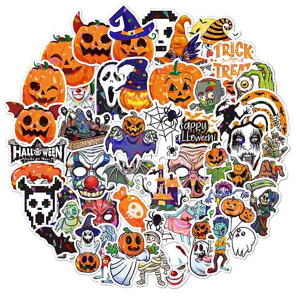 PandaHall Halloween Themed Laser Style PVC Sticker Labels, Self-adhesive Decals, for Suitcase, Skateboard, Refrigerator, Helmet, Mobile...
PandaHall Halloween Themed Laser Style PVC Sticker Labels, Self-adhesive Decals, for Suitcase, Skateboard, Refrigerator, Helmet, Mobile...