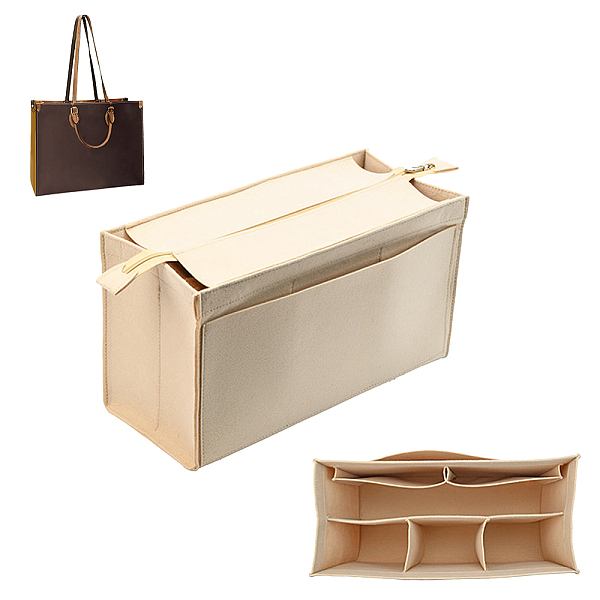 PandaHall Felt Purse Organizer Insert, Handbag Tote Shaper Organiser with Zipper, Bag Accessories, Rectangle, Beige, 37x16.5x24cm Felt..., Yellow
PandaHall Felt Purse Organizer Insert, Handbag Tote Shaper Organiser with Zipper, Bag Accessories, Rectangle, Beige, 37x16.5x24cm Felt..., Yellow