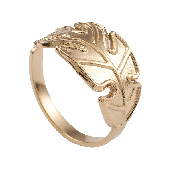 PandaHall Ion Plating(IP) 304 Stainless Steel Monstera Leaf Open Cuff Rings for Women, Real 14K Gold Plated, Inner Diameter: 16.8mm 304...
PandaHall Ion Plating(IP) 304 Stainless Steel Monstera Leaf Open Cuff Rings for Women, Real 14K Gold Plated, Inner Diameter: 16.8mm 304...
