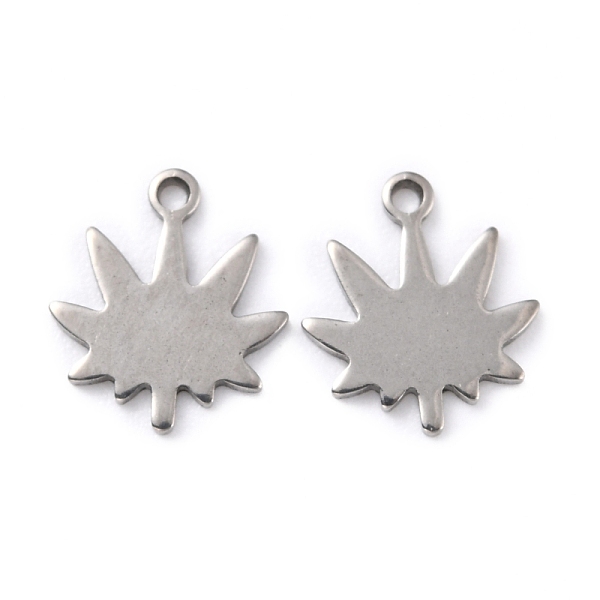 PandaHall 201 Stainless Steel Charms, Maple Leaf, Stainless Steel Color, 11x9.5x0.8mm, Hole: 1mm 201 Stainless Steel Leaf
PandaHall 201 Stainless Steel Charms, Maple Leaf, Stainless Steel Color, 11x9.5x0.8mm, Hole: 1mm 201 Stainless Steel Leaf