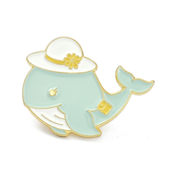 PandaHall Cute Whale Alloy Enamel Brooches, Enamel Pin, Pale Turquoise, 19x26x10mm Alloy+Enamel
PandaHall Cute Whale Alloy Enamel Brooches, Enamel Pin, Pale Turquoise, 19x26x10mm Alloy+Enamel