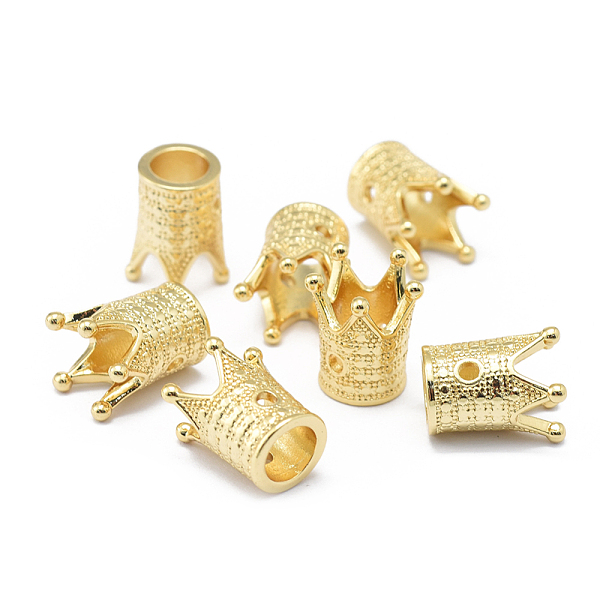 PandaHall Rack Plating Brass Beads, Long-Lasting Plated, Crown, Golden, 12x10mm, Hole: 1.5mm Brass Crown
PandaHall Rack Plating Brass Beads, Long-Lasting Plated, Crown, Golden, 12x10mm, Hole: 1.5mm Brass Crown