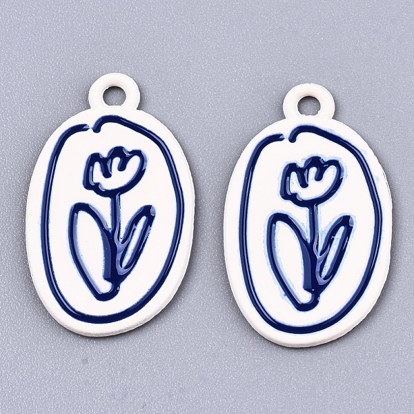 PandaHall Spray Painted Alloy Pendants, Cadmium Free & Lead Free, with Royal Blue Enamel, Flower, White, 25x15x1mm, Hole: 2mm Alloy+Enamel...
PandaHall Spray Painted Alloy Pendants, Cadmium Free & Lead Free, with Royal Blue Enamel, Flower, White, 25x15x1mm, Hole: 2mm Alloy+Enamel...