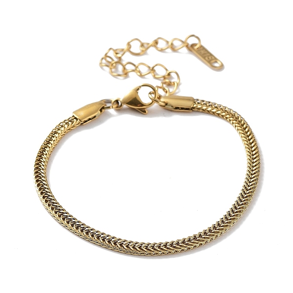 PandaHall 316 Surgical Stainless Steel Diamond Cut Wheat Chain Bracelet, Golden, 6-1/8 inch(15.5cm) 316 Surgical Stainless Steel
PandaHall 316 Surgical Stainless Steel Diamond Cut Wheat Chain Bracelet, Golden, 6-1/8 inch(15.5cm) 316 Surgical Stainless Steel