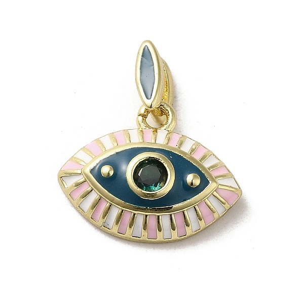 PandaHall Brass Enamel Charms, with Glass, Real 18K Gold Plated, Eye Charm, Pink, 11.5x15x3.8mm, Hole: 4.5x1.5mm Brass+Enamel Eye Pink
PandaHall Brass Enamel Charms, with Glass, Real 18K Gold Plated, Eye Charm, Pink, 11.5x15x3.8mm, Hole: 4.5x1.5mm Brass+Enamel Eye Pink
