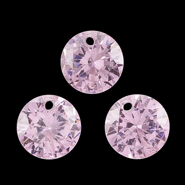 PandaHall Cubic Zirconia Charms, Faceted, Flat Round, Pearl Pink, 4x2mm, Hole: 0.7mm Cubic Zirconia Flat Round Pink
PandaHall Cubic Zirconia Charms, Faceted, Flat Round, Pearl Pink, 4x2mm, Hole: 0.7mm Cubic Zirconia Flat Round Pink
