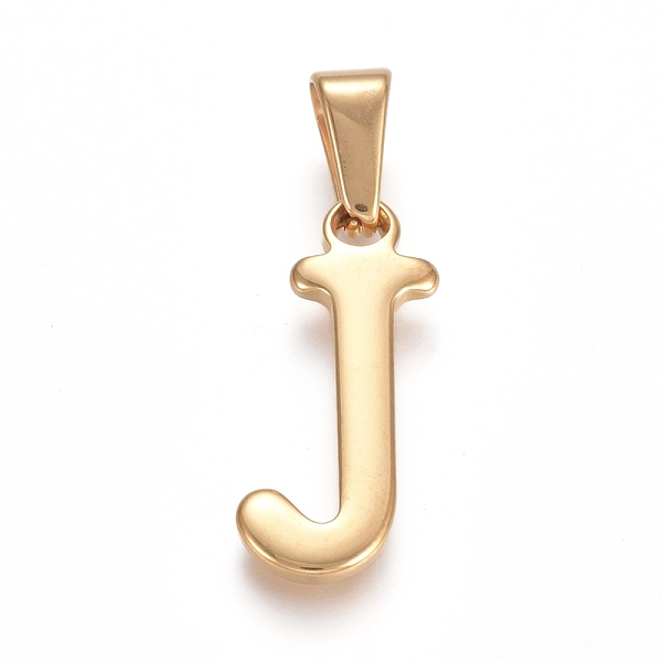 PandaHall 304 Stainless Steel Pendants, Golden, Initial Letter.J, 21x10x1.8mm, Hole: 3x7mm 304 Stainless Steel Letter J
PandaHall 304 Stainless Steel Pendants, Golden, Initial Letter.J, 21x10x1.8mm, Hole: 3x7mm 304 Stainless Steel Letter J