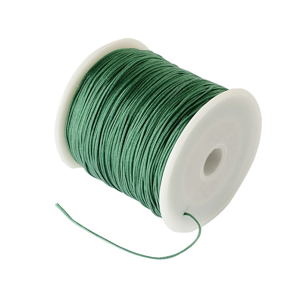 PandaHall Braided Nylon Thread, Chinese Knotting Cord Beading Cord for Beading Jewelry Making, Dark Sea Green, 0.8mm, about 100yards/roll...
PandaHall Braided Nylon Thread, Chinese Knotting Cord Beading Cord for Beading Jewelry Making, Dark Sea Green, 0.8mm, about 100yards/roll...