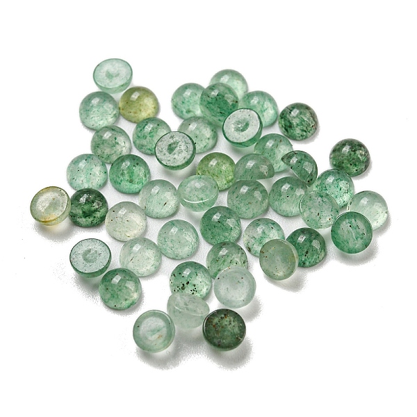 PandaHall Natural Green Aventurine Cabochons, Half Round, 4x2~2.5mm Green Aventurine Half Round
PandaHall Natural Green Aventurine Cabochons, Half Round, 4x2~2.5mm Green Aventurine Half Round