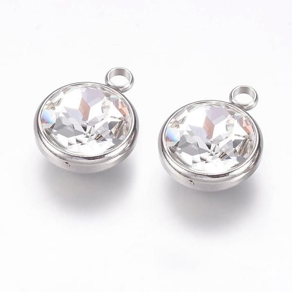 PandaHall K9 Glass Rhinestone Pendants, April Birthstone Charms, with 304 Stainless Steel Findings, Flat Round, Clear, 18x14x9mm, Hole...
PandaHall K9 Glass Rhinestone Pendants, April Birthstone Charms, with 304 Stainless Steel Findings, Flat Round, Clear, 18x14x9mm, Hole...