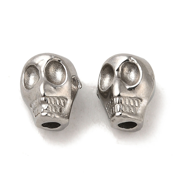 PandaHall 304 Stainless Steel Beads, Skull, Stainless Steel Color, 7.5x6.5x5.5mm, Hole: 1.8mm 304 Stainless Steel Skull
PandaHall 304 Stainless Steel Beads, Skull, Stainless Steel Color, 7.5x6.5x5.5mm, Hole: 1.8mm 304 Stainless Steel Skull