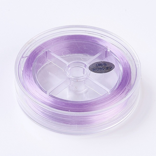 PandaHall Flat Elastic Crystal String, Elastic Beading Thread, for Stretch Bracelet Making, Lilac, 1x0.5mm, about 87.48 yards(80m)/roll..., Purple
PandaHall Flat Elastic Crystal String, Elastic Beading Thread, for Stretch Bracelet Making, Lilac, 1x0.5mm, about 87.48 yards(80m)/roll..., Purple