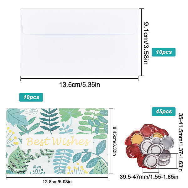 PandaHall CRASPIRE Envelope and Floral Pattern Thank You Cards Sets, with Adhesive Wax Seal Stickers, for Mother's Day Valentine's Day..., Multicolor
PandaHall CRASPIRE Envelope and Floral Pattern Thank You Cards Sets, with Adhesive Wax Seal Stickers, for Mother's Day Valentine's Day..., Multicolor