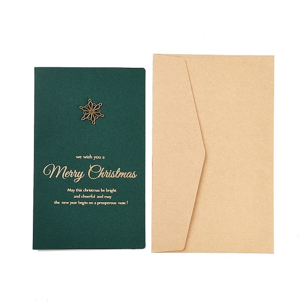 PandaHall Rectangle Paper Greeting Card, with Envelope, Christmas Day Invitation Card, Snowflake, 170x105x3.5mm Paper Snowflake
PandaHall Rectangle Paper Greeting Card, with Envelope, Christmas Day Invitation Card, Snowflake, 170x105x3.5mm Paper Snowflake