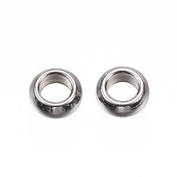 PandaHall 201 Stainless Steel Spacer Beads, Ring, Stainless Steel Color, 4x1.5mm, Hole: 2mm 201 Stainless Steel Ring
PandaHall 201 Stainless Steel Spacer Beads, Ring, Stainless Steel Color, 4x1.5mm, Hole: 2mm 201 Stainless Steel Ring