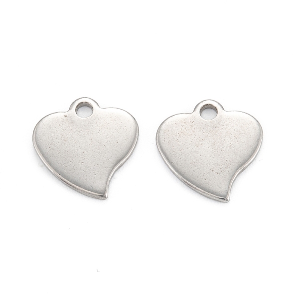 PandaHall 304 Stainless Steel Charms, Heart, Stainless Steel Color, 13x12x1mm, Hole: 1.8mm 304 Stainless Steel Heart
PandaHall 304 Stainless Steel Charms, Heart, Stainless Steel Color, 13x12x1mm, Hole: 1.8mm 304 Stainless Steel Heart