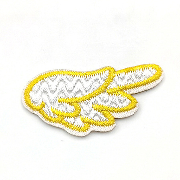 PandaHall Computerized Embroidery Cloth Iron On/Sew On Patches, Costume Accessories, Right Wing, Gold, 20x39mm Cloth Wing Gold
PandaHall Computerized Embroidery Cloth Iron On/Sew On Patches, Costume Accessories, Right Wing, Gold, 20x39mm Cloth Wing Gold