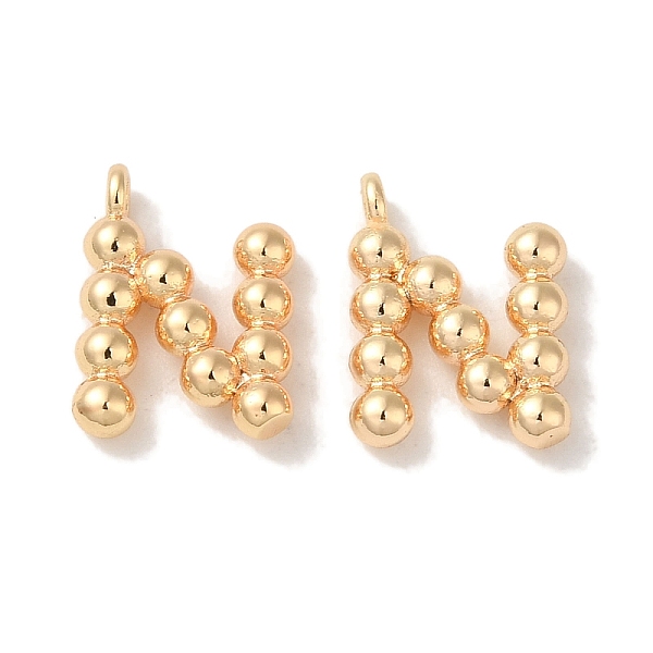 PandaHall Brass Pendants, Letter Charms, Real 18K Gold Plated, 12x8.5x2mm, Hole: 1mm Brass Letter N
PandaHall Brass Pendants, Letter Charms, Real 18K Gold Plated, 12x8.5x2mm, Hole: 1mm Brass Letter N