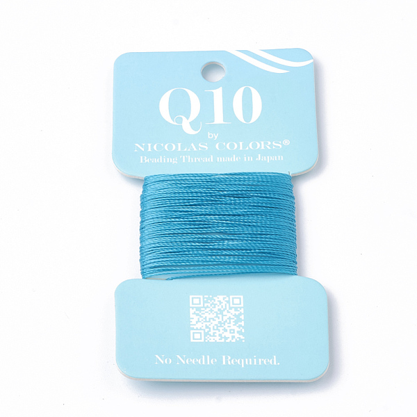 PandaHall DIY Jewelry Findings, Nylon Thread, Sky Blue, 0.1mm, about 6m/roll Nylon Blue
PandaHall DIY Jewelry Findings, Nylon Thread, Sky Blue, 0.1mm, about 6m/roll Nylon Blue